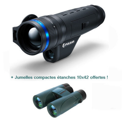 Monoculaire  thermique PULSAR TELOS LRF XP50 + Jumelles 10x42 offertes !